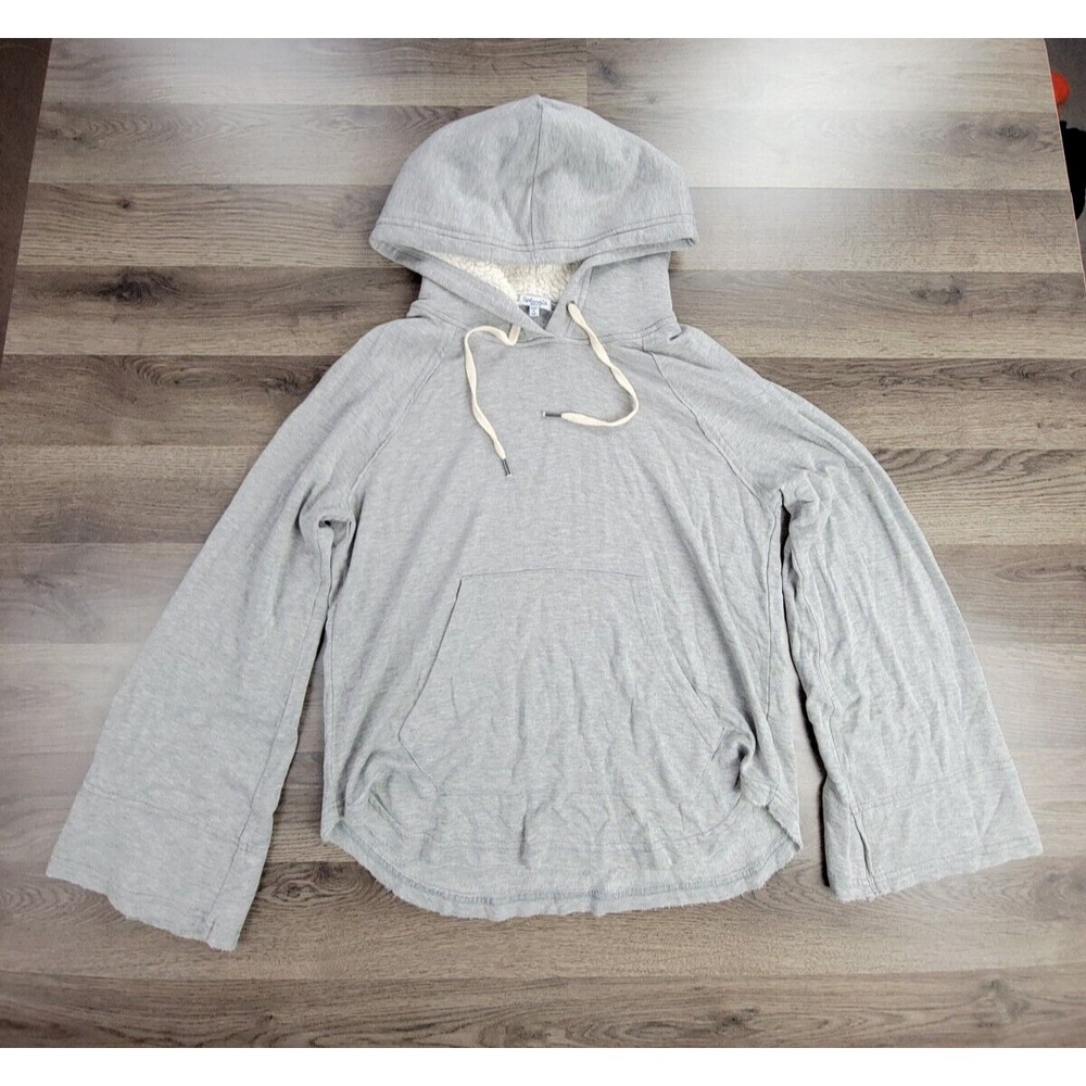 Splendid Hoodie Sweatshirt Medium Gray‎ Flare Sleeves Super Soft Lounge Womens